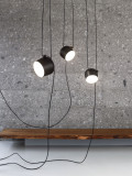 Flos Aim Small hanglamp set van 3 LED zwart