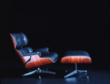 Vitra Eames Lounge chair met Ottoman fauteuil (klassieke afmetingen)