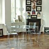 Kartell Invisible tafel low 100x100