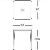 Magis Air-Table tuintafel 65x65