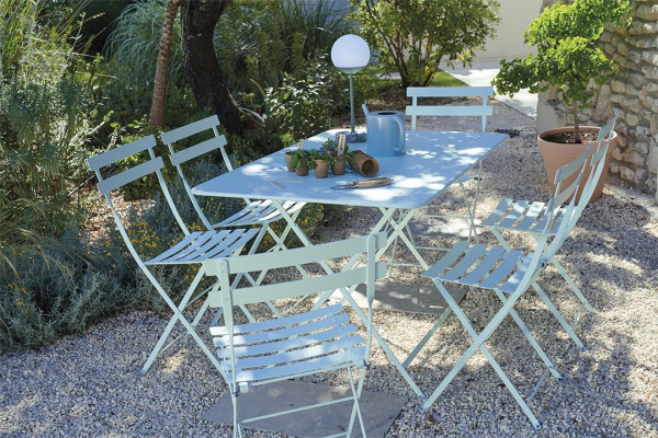 Fermob Bistroset tuin 117x77 tafel + 4 stoelen