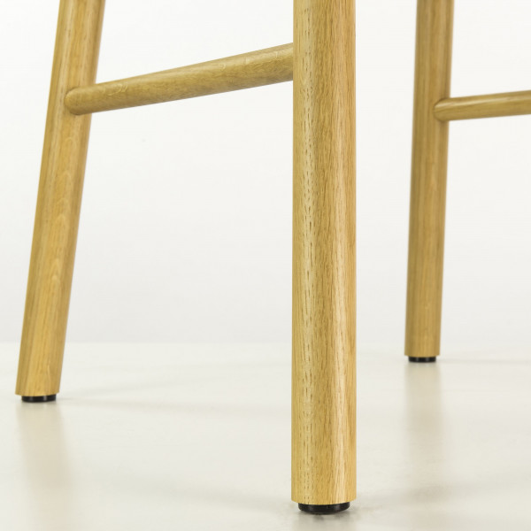 Normann Copenhagen Tweedekansje - Form Armchair stoel met eiken onderstel zwart
