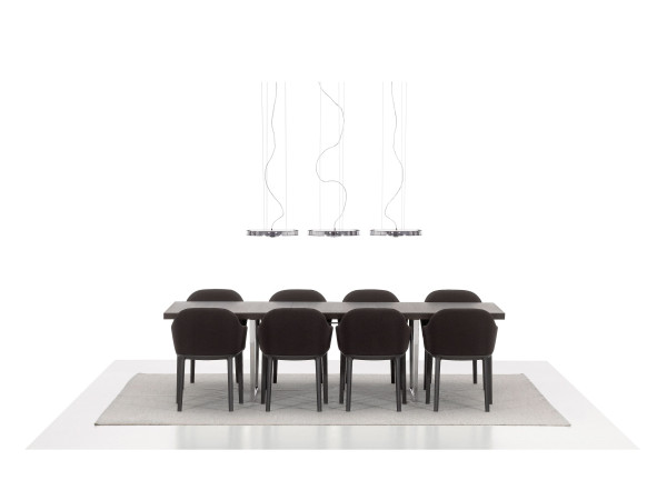 Vitra Softshell stoel met zwart onderstel