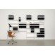 String Furniture Shelf 58 x 20 cm 3-pack