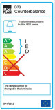 Luceplan Counterbalance wandlamp LED