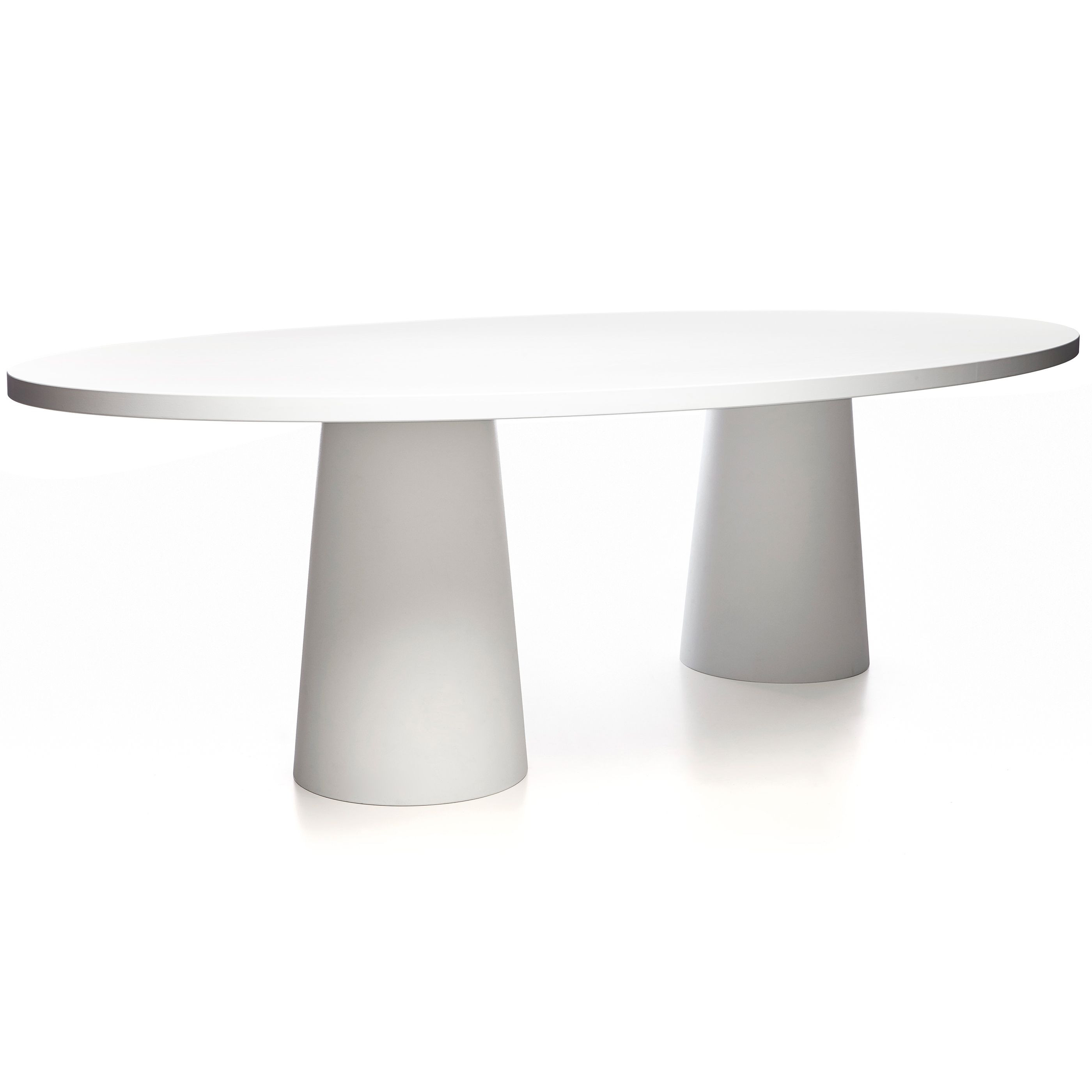 moooi container tafel ovaal wit 260x150 flinders