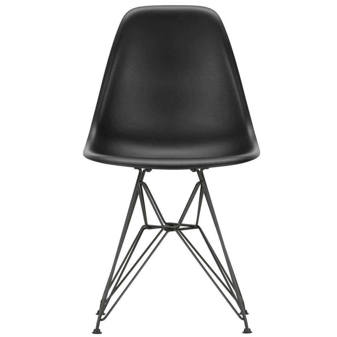 land afgunst doneren Vitra Eames DSR stoel zwart gepoedercoat onderstel | Flinders