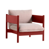 Hay Arbour Club fauteuil rood gelakt beuken