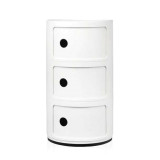 Kartell Componibili kast rond mat (3 comp.)