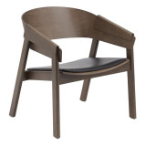 Muuto Cover Lounge Chair donkerbruin