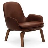 Normann Copenhagen Era Lounge Chair Low loungestoel met walnoten onderstel
