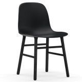 Normann Copenhagen Form Chair stoel met zwart onderstel