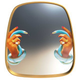 Seletti Mirror Gold frame spiegel 54x59