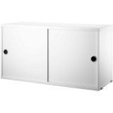 String Furniture Cabinet with sliding doors 78 x 20 x 37 cm