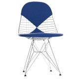 Vitra Eames Wire Chair DKR-2 stoel verchroomd onderstel