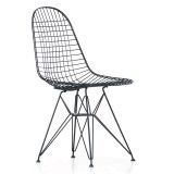 Vitra Eames Wire Chair DKR stoel gepoedercoat onderstel