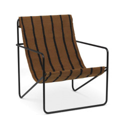 Ferm Living Desert fauteuil zwart onderstel