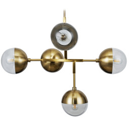 BePureHome Globular hanglamp antique brass