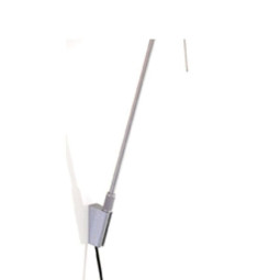 Luceplan Tweedekansje - Costanza wandlamp onderstel aluminium met aan-/uitschakelaar