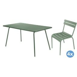 Fermob Luxembourg tuinset 143x80 tafel + 4 stoelen (chair)