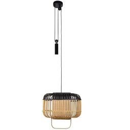 Forestier Bamboo square hanglamp small