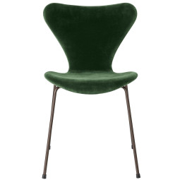 Fritz Hansen Tweedekansje - Vlinderstoel Series 7 stoel velvet Forest Green