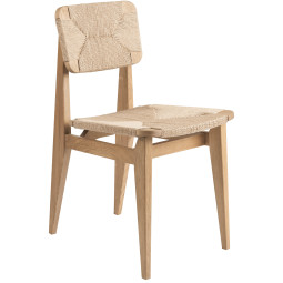 Gubi C-chair stoel papercord oak oiled