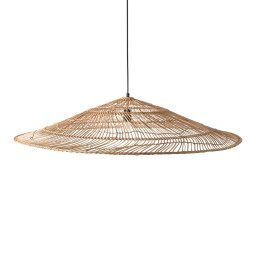 HKliving Wicker Triangle hanglamp XL