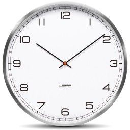 leff amsterdam one klok rvs wit index flinders