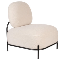 Livingstone Design Hatuma fauteuil Teddy Ivory