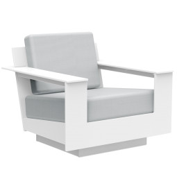 Loll Designs Nisswa lounge fauteuil cast silver