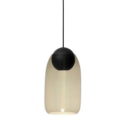 Mater Design Liuku hanglamp ball zwart linden incl shade