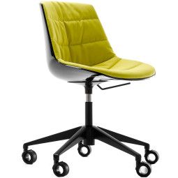 MDF Italia Flow Chair gestoffeerde bureaustoel 