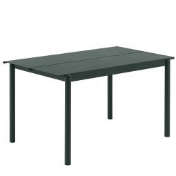 Muuto Linear tafel donkergroen 140x75