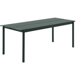 Muuto Linear tafel donkergroen 200x75
