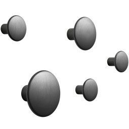 Muuto The Dots Metal haak set van 5