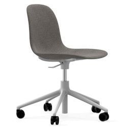 Normann Copenhagen Form Chair bureaustoel met wit onderstel