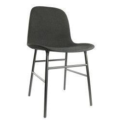 Normann Copenhagen Form Chair gestoffeerde stoel met stalen onderstel