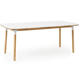 Normann Copenhagen Tweedekansje - Form Table tafel wit 200x95