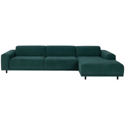 Nuuck Bold 3 sofa met chaise longue rechts