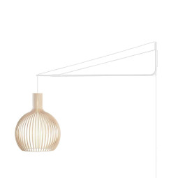 Secto Design Octo 4240 wandlamp witte wandbeugel