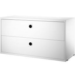 String Furniture Cabinet with two drawers 78 x 30 x 42 cm