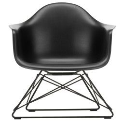 Vitra Eames LAR loungestoel zwart onderstel