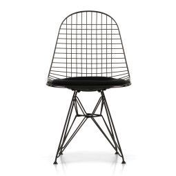 Vitra Eames Wire Chair DKR-5 stoel gepoedercoat onderstel
