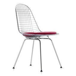 Vitra Eames Wire Chair DKX-5 stoel verchroomd onderstel