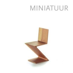 Vitra Zig zag stoel miniatuur