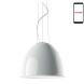 Artemide Nur hanglamp LED dimbaar via smartphone glanzend wit