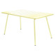 Fermob Luxembourg tuintafel 143x80 frosted lemon