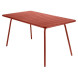 Fermob Luxembourg tuintafel 143x80 Red Ochre