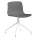 Hay About a Chair AAC10 stoel met wit onderstel Grey